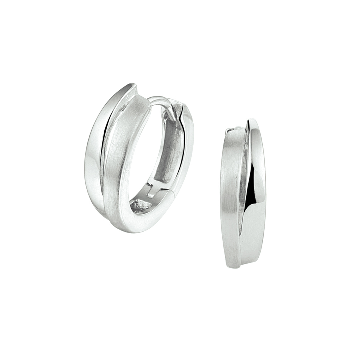 Beschrijving: Gerhodineerd zilveren klapcreolen met een poli/matte afwerking. De creolen hebben een afmeting van 14x4.5mm en zijn een ware eyecatcher. Ze voegen een subtiele hoeveelheid glamour toe aan iedere outfit. Info: Gerhodineerd zilver is door de rhodiumlaag beter bestand tegen verkleuren en krassen.
Verpakt per: 1
Doelgroep: dames
Breedte: 4.5 mm
Hoogte: 14 mm