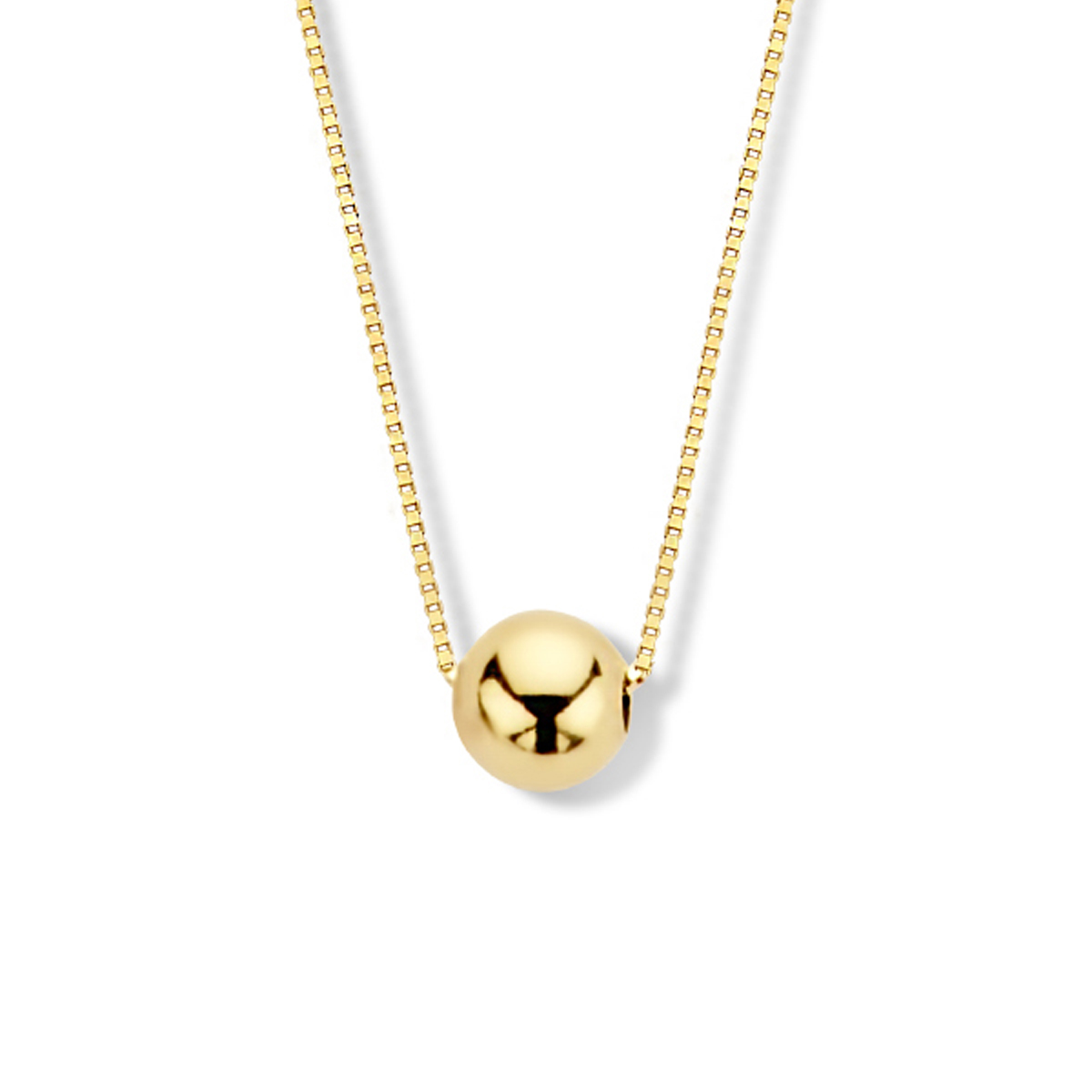 Beschrijving: Geelgouden collier met een bolletje. De lengte bedraagt 40cm met 1.5cm extensie en de schakelbreedte is 0.5mm.
Verpakt per: 1
Doelgroep: dames
Breedte: 0.5 mm
Kortste lengte: 40 mm
Langste lengte: 41.5 mm
