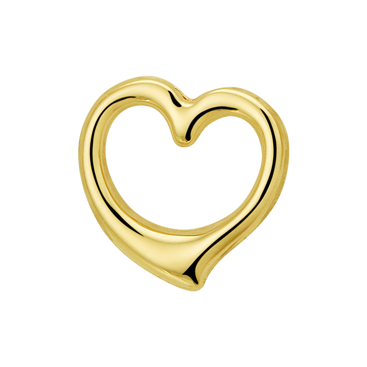 Gouden hanger hart dames