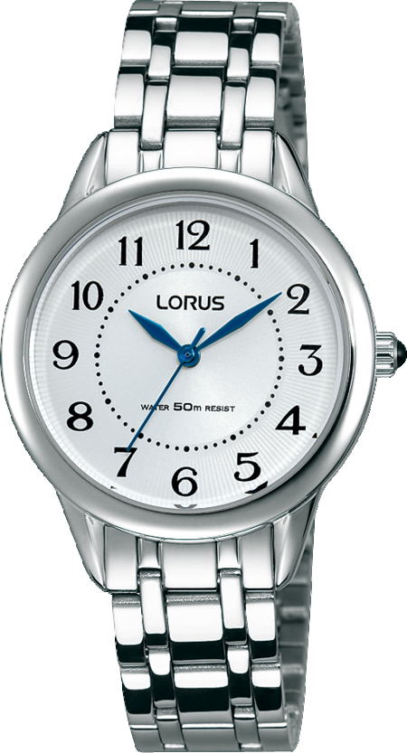 Dit is een dameshorloge van het merk Lorus. Het is een analoog horloge gemaakt van metaal. De diameter van de kast is 30 mm mm en de kast is 8 mm mm dik.
De verdere specificaties van het horloge zijn als volgt:
Kastvorm: rond
Kastkleur: zilverkleurig
Kastmateriaal: metaal
Bandbreedte: 13 mm
Bandlengte: 215 mm
Sluiting: vouwsluiting met drukker
Wijzerplaatkleur: zilver
Glassoort: hardlex mineraal glas
Waterdichtheid: 5 ATM
Techniek: quartz