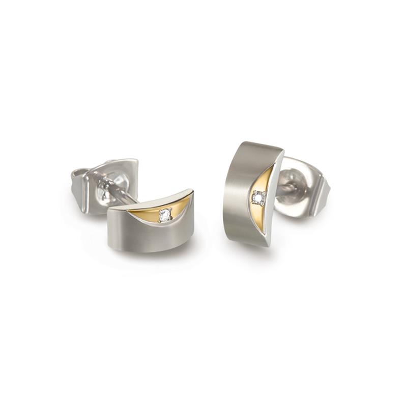 Dit zijn oorsieraden van het merk Boccia Titanium