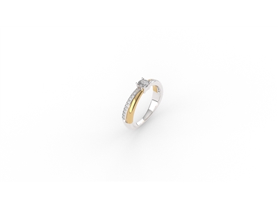 TI SENTO Ring Verguld - 12374ZY