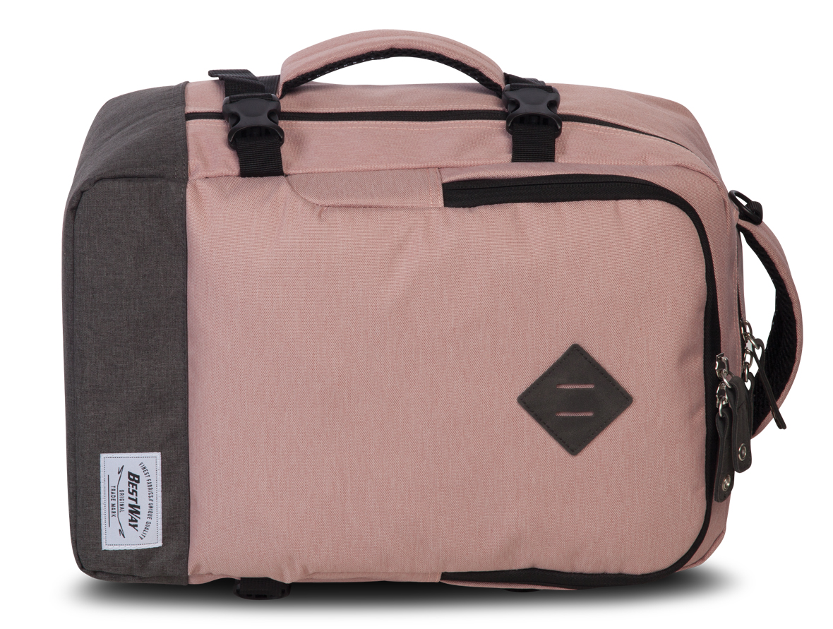 De BestWay Cabin Pro rugtas in de kleur roze, modelnummer 40290-2100, van een onbekend merk, is een veelzijdige metgezel voor dagelijks gebruik. Met eigenschappen zoals verstelbare schouderbanden en meerdere opbergvakken, biedt deze rugzak optimaal draagcomfort en organisatie voor jouw benodigdheden. Draag hem over beide schouders voor het beste comfort en optimale gewichtsverdeling.
De ideale reis genooot voor een korte trip.
Past perfect onder stoel bij uw voorganger.

Afmetingen:
Hoogte 40cm x breed 25cm x diep 20cm