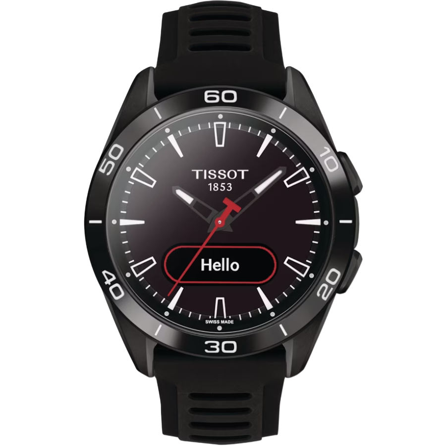 Dit TISSOT T-TOUCH CONNECT SPORT horloge is voorzien van een touchscreen, bluetooth connectiviteit, altimeter, barometer, kompas, regenmeter, thermometer, chrono, timer en alarmfuncties. Draag dit horloge met sportieve outfits voor een trendy uitstraling. Het is perfect voor avontuurlijke activiteiten en dagelijks gebruik. Komt compleet met een robuuste rubberen band voor comfortabel dragen.
