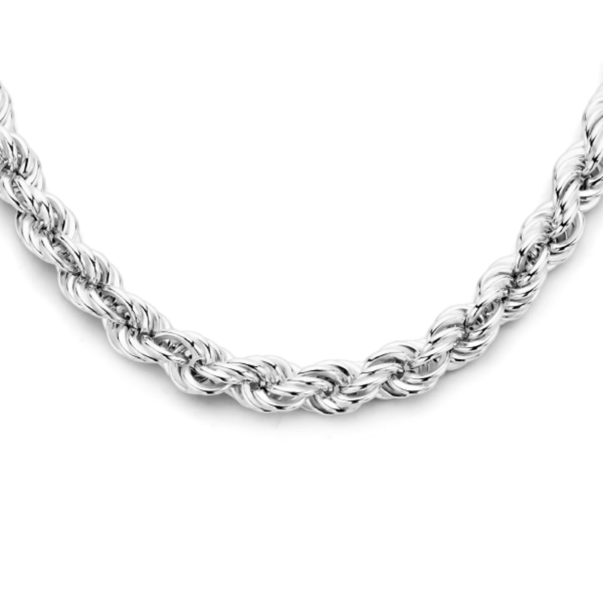Zilveren collier koord 1334718