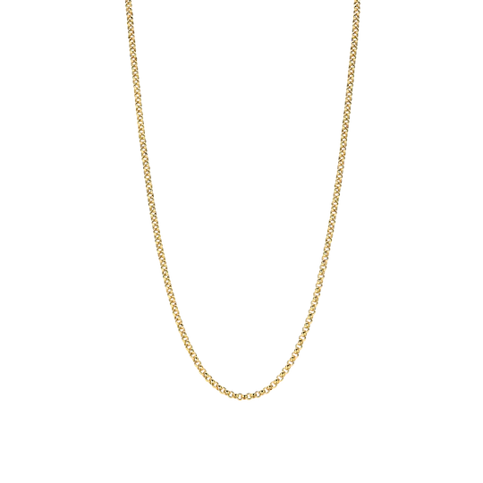 Voeg een vleugje warmte en elegantie toe aan je dagelijkse look met de TI SENTO ketting 34086SY in 45 cm, een tijdloos stuk vervaardigd van hoogwaardig 925 sterling zilver en verguld voor een rijke, luxueuze afwerking. Met een sterke en verfijnde ketting biedt deze ketting een verfijnde maar gedurfde uitstraling. Het minimalistische maar opvallende ontwerp is perfect om te layeren met andere kettingen of solo te dragen voor een strakke, moderne esthetiek.