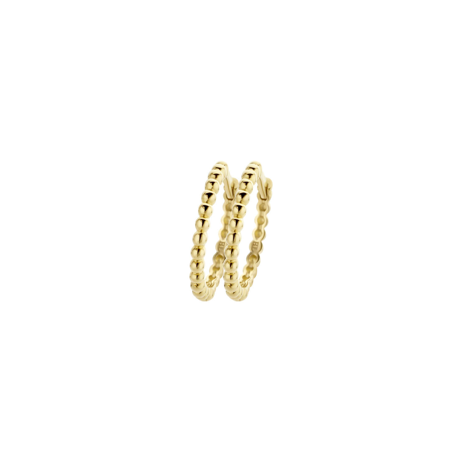 Blush - 14kt geelgouden bolletjes klapcreolen - 7290YGO