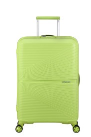 De American Tourister Airconic Spinner 67/24 TSA in Electric Lime, modelnummer 128187-A645, is een lichte en duurzame koffer. Met 360-graden draaiende wielen is manoeuvreren eenvoudig. De TSA-slotfunctie biedt extra beveiliging. Ideaal voor lange reizen. Draag de koffer met de uittrekbare handgreep en rol soepel naar je bestemming. Perfect voor je reisavonturen.