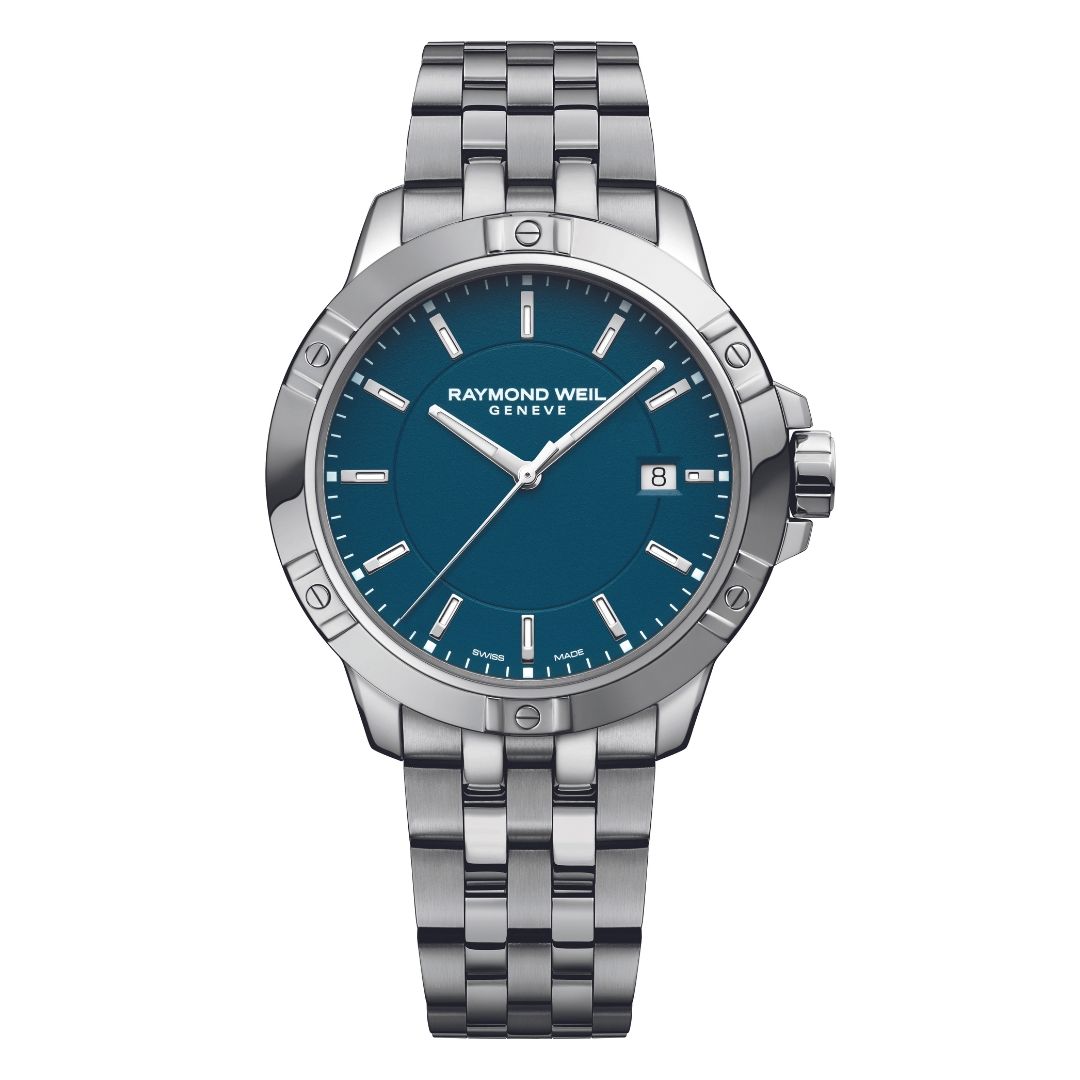 Dit is een horloge van het merk Raymond Weil gemaakt voor heren.
De specificaties zijn als volgt:
Kastmaat: 41 mm