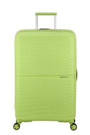 De American Tourister Airconic Spinner 77/28 TSA Electric Lime (modelnummer 128188-A645) is een ultralichte koffer met TSA-slot, ideaal voor reizen. Met zijn lichtgewicht ontwerp en soepele zwenkwielen is hij gemakkelijk te manoeuvreren. Perfect voor lange vakanties of zakenreizen. Draag hem rechtop dankzij het uitschuifbare handvat en geniet van moeiteloos reizen.