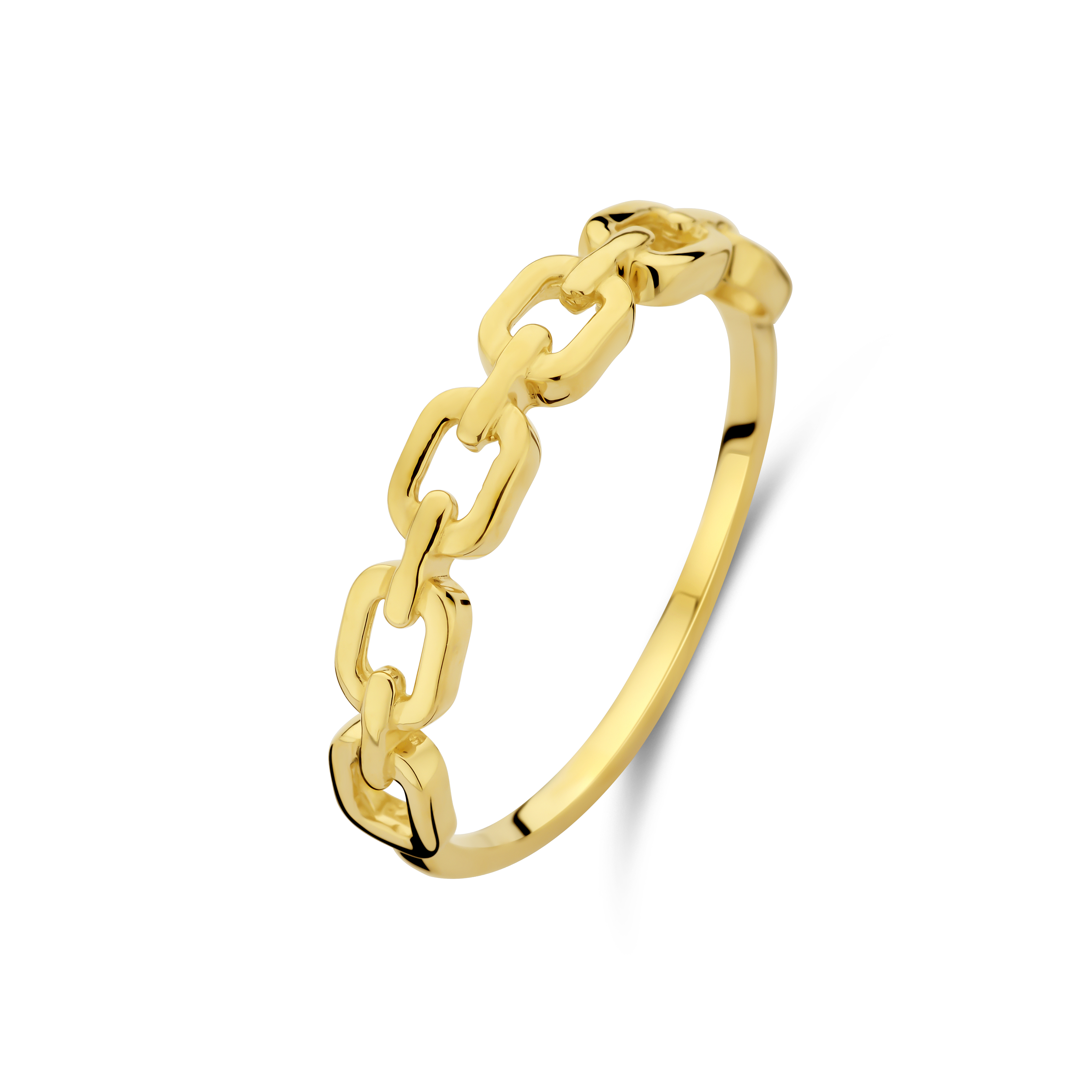 gouden J&J ring, paperclips mt18
