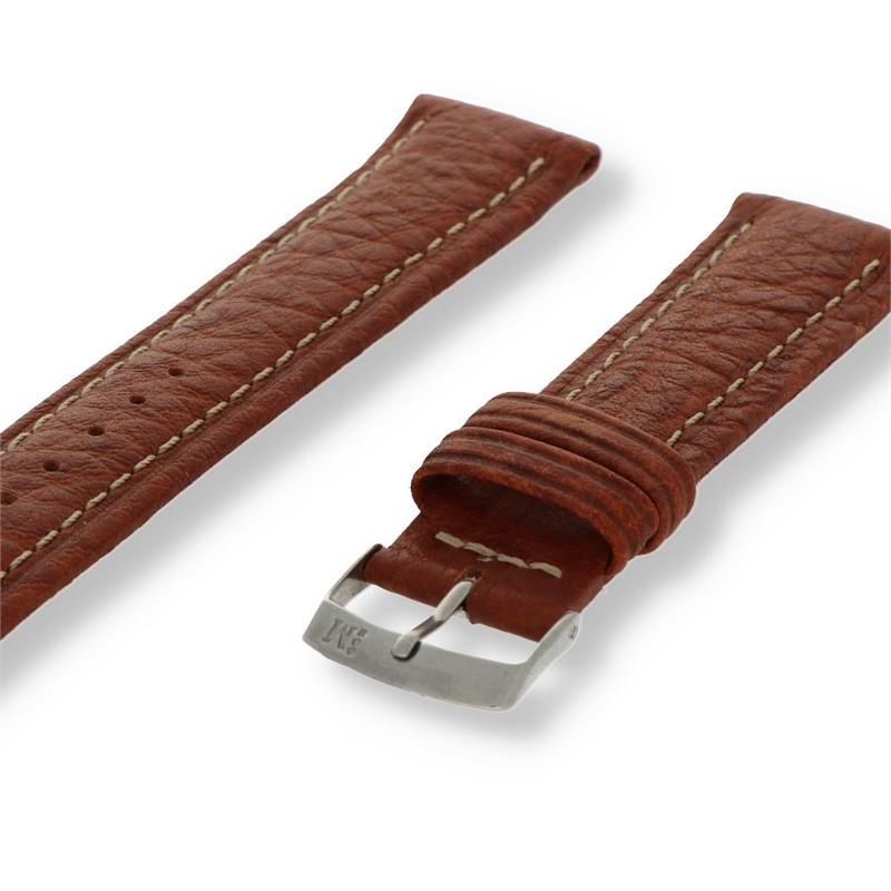 Dit is een bruine horlogeband van het merk Morellato uit de serie Kuga