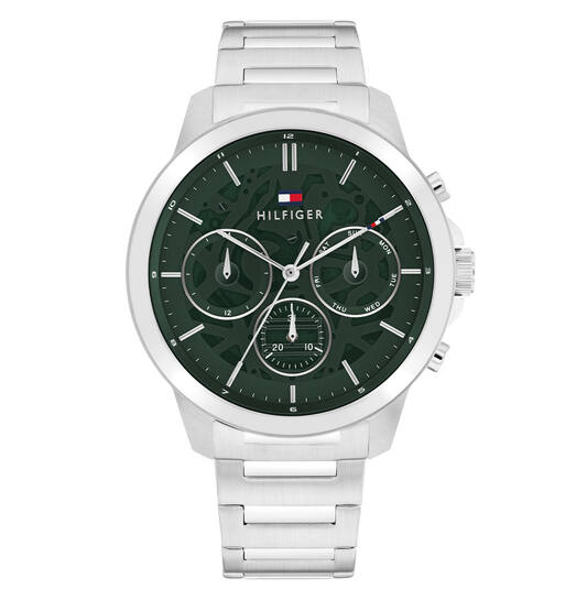 Tommy Hilfiger horloge TH1710686 Henry met groene wijzerplaat. 