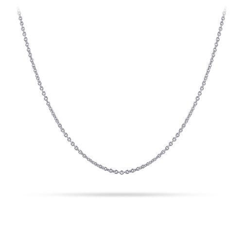 Zilveren lengte collier 42-47