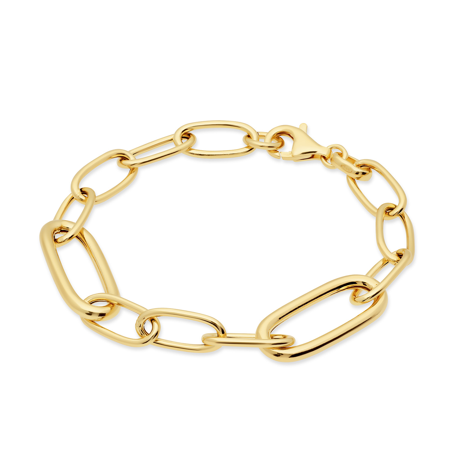 Steel de show met deze prachtige armband van Glow! De boxlink armband is gemaakt van 925 sterling zilver. De grote schakels hebben een breedte van 11mm en de kleine schakels zijn 7,5mm. Combineer de armband met andere sieraden van Glow en creëer een unieke look. 

GLOW
Benadruk jouw stijl met de verfijnde sieraden van GLOW en laat je inspireren door de uitgebreide collectie 14 karaats gouden sieraden van de hoogste Europese kwaliteit. Ontworpen om elke dag te dragen. Naast tijdloze ontwerpen bestaat de collectie ook uit hippe sieraden; zoals minimalistische gouden collieren en grafische oorknopjes. Wil je een beetje extra stralen? Kies dan voor flonkerende zirkonia of ga voor luxe met onze geraffineerde diamanten sieraden.
  
  Specificaties
  - 104.8395.20
  - Armband
  - 925 sterling zilver met vergulde laag
  - Lengte: 20cm