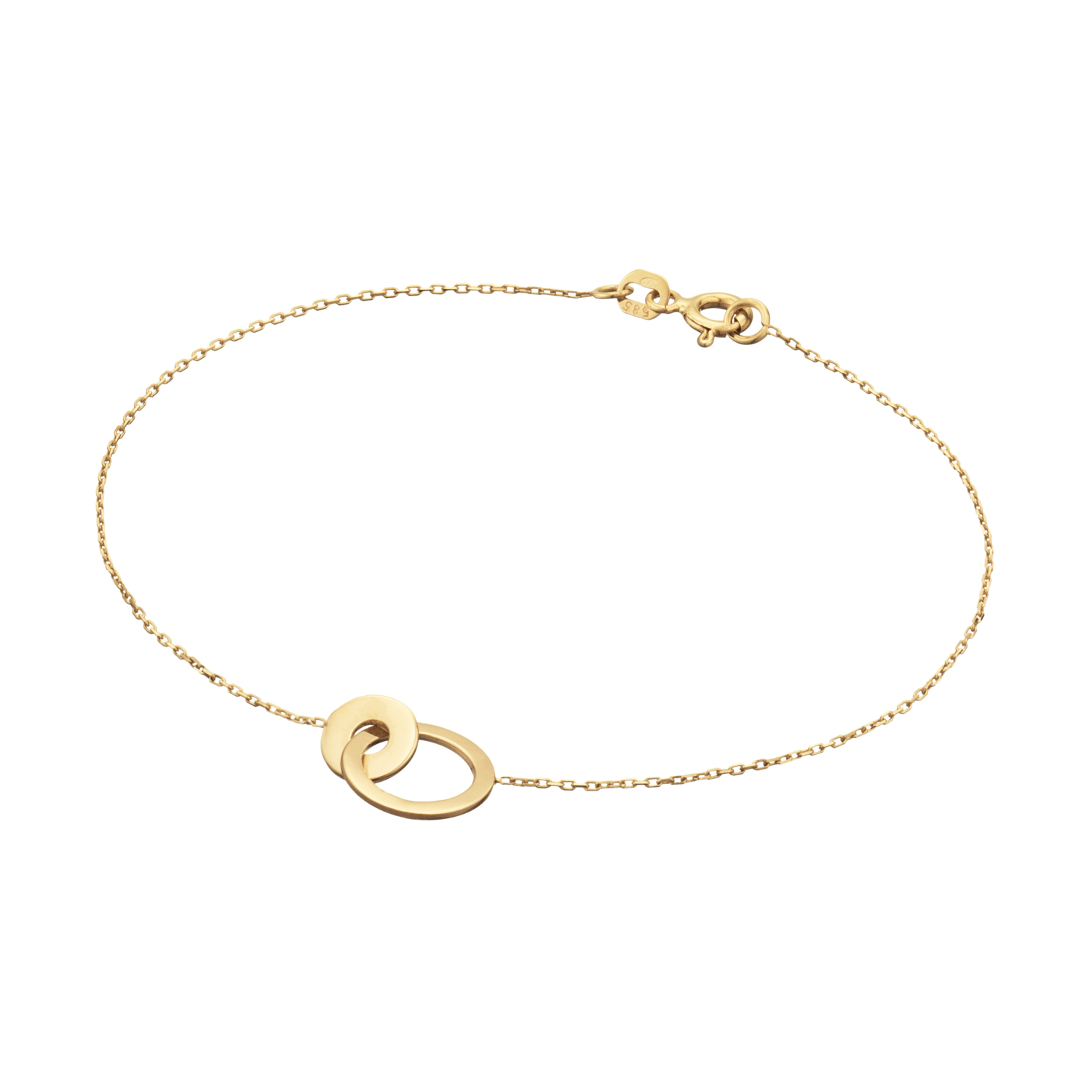Deze 14 karaat gouden armband van Glow is een mooie toevoeging aan aan je sieradencollectie! De armband bestaat uit twee cirkels die aan elkaar verbonden zijn. Met welke andere sieraden combineer jij deze armband van Glow?

GLOW
Benadruk jouw stijl met de verfijnde sieraden van GLOW en laat je inspireren door de uitgebreide collectie 14 karaats gouden sieraden van de hoogste Europese kwaliteit. Ontworpen om elke dag te dragen. Naast tijdloze ontwerpen bestaat de collectie ook uit hippe sieraden; zoals minimalistische gouden kettingen en grafische oorknopjes. Wil je een beetje extra stralen? Kies dan voor flonkerende zirkonia of ga voor luxe met onze geraffineerde diamanten sieraden.
  
  Specificaties
  - 204.2051.19
  - Armband
  - 14 karaat goud
  - Lengte: 18,5cm