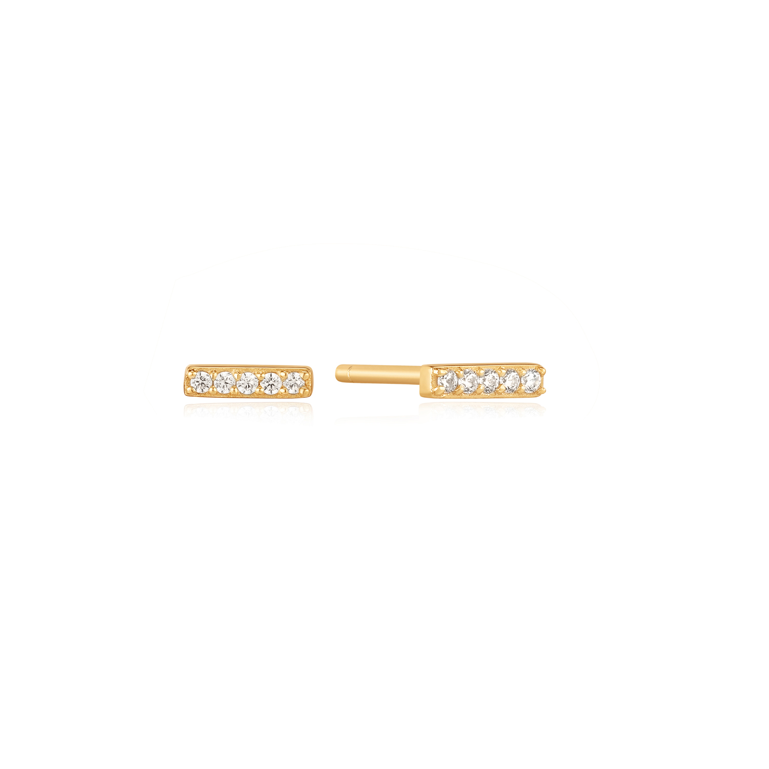 AHE037-01G Glam Bar Stud Earrin