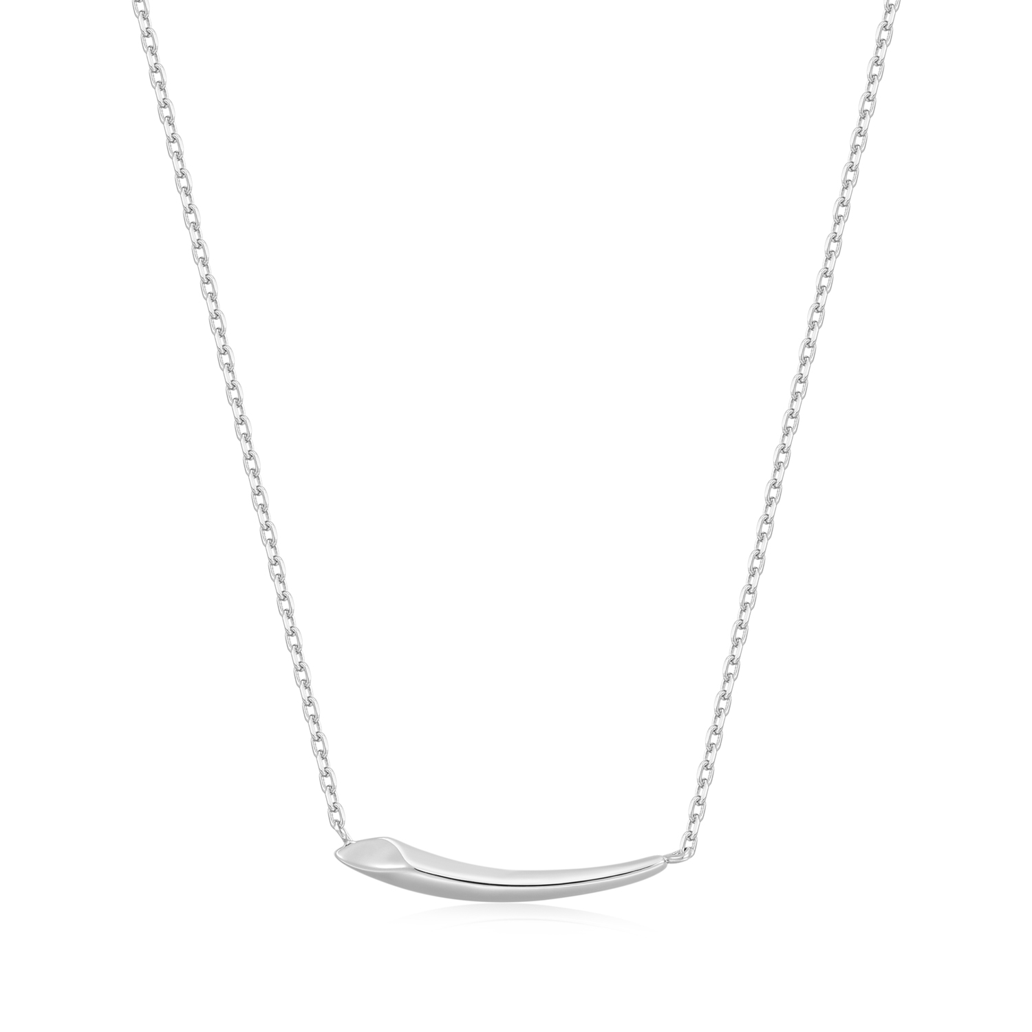 
Deze op een pijl geïnspireerde zilverkleurige bar-halsketting is perfect voor elke gelegenheid en geven een update voor je dagelijkse collectie. Sierlijk en speels voor een maximalistische look, zeker mooi te combineren met de bijpassende andere sieraden van Ania Haie. 

