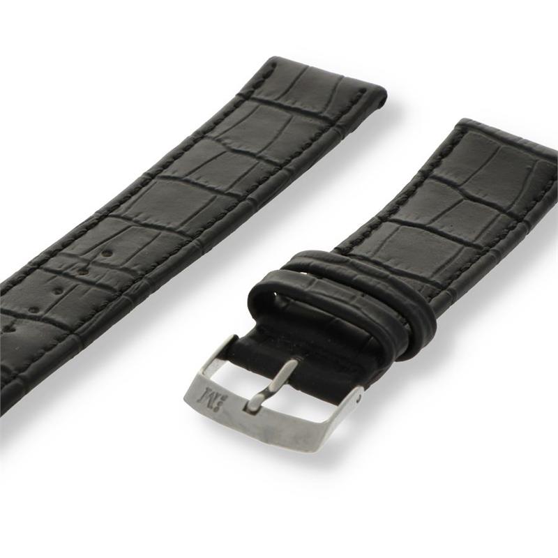 Dit is een zwarte horlogeband van het merk Morellato uit de serie Basic Collection