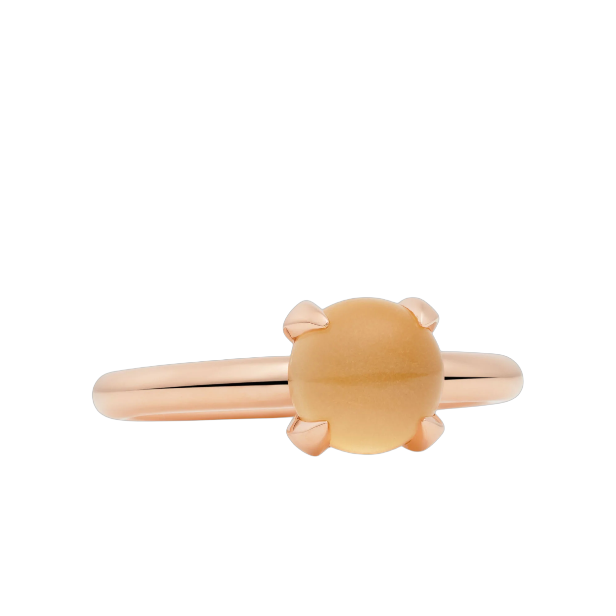 Vrolijk en vrouwelijk is de kleine Catch ring met Citrien steen. Subtiel als solo en spannend in combinatie.