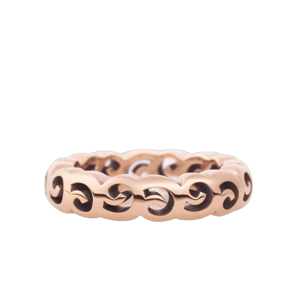 Gekke grappige ring, komt het beste tot z'n recht in combinatie, bv met Stax ringen.