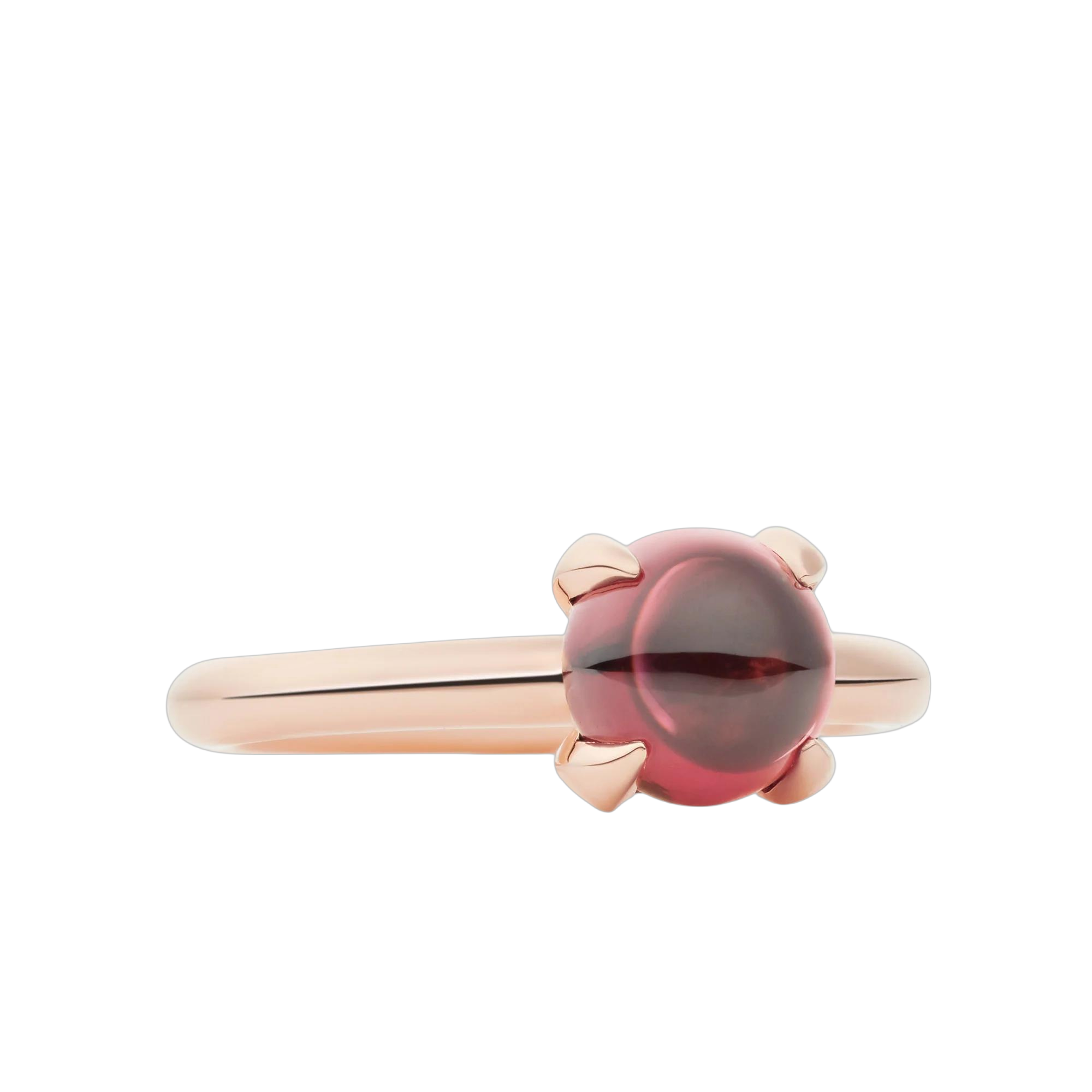Vrolijk en vrouwelijk is de kleine Catch ring met Rhodoliet steen. Subtiel als solo en spannend in combinatie.