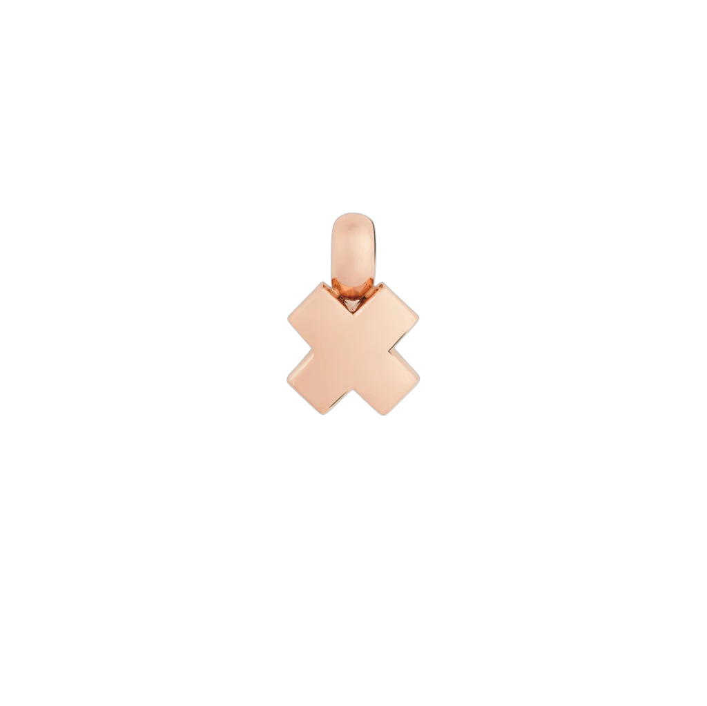 Een kusje in je hals, daar word je vrolijk van. Hanger en collier los van elkaar verkrijgbaar.
