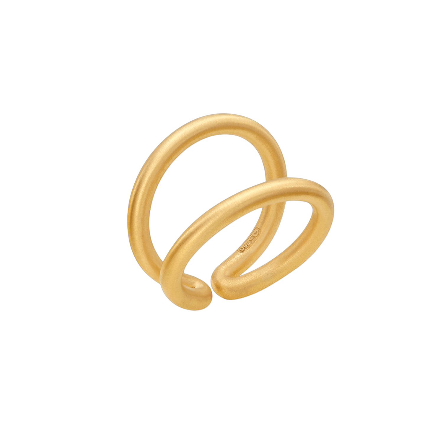 Een 18 krt geelgouden ring Antonio Bernardo model Vinculo