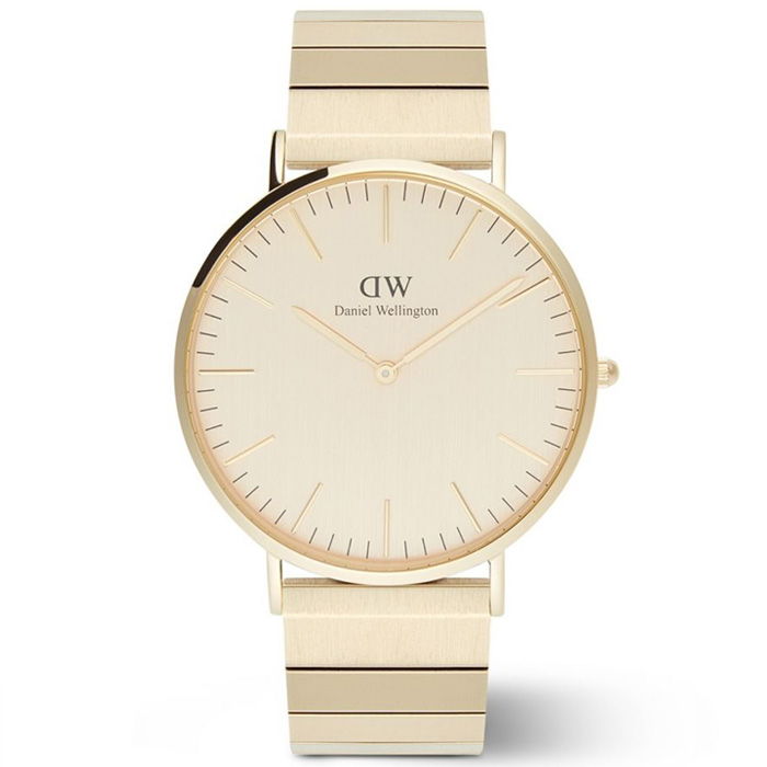 Daniel Wellington Classic Piano Link Verguld DW00100779