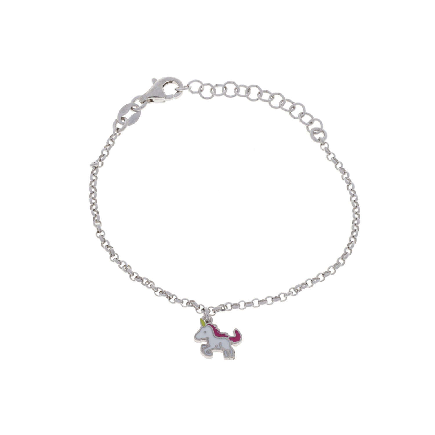 Armband eenhoorn zilver