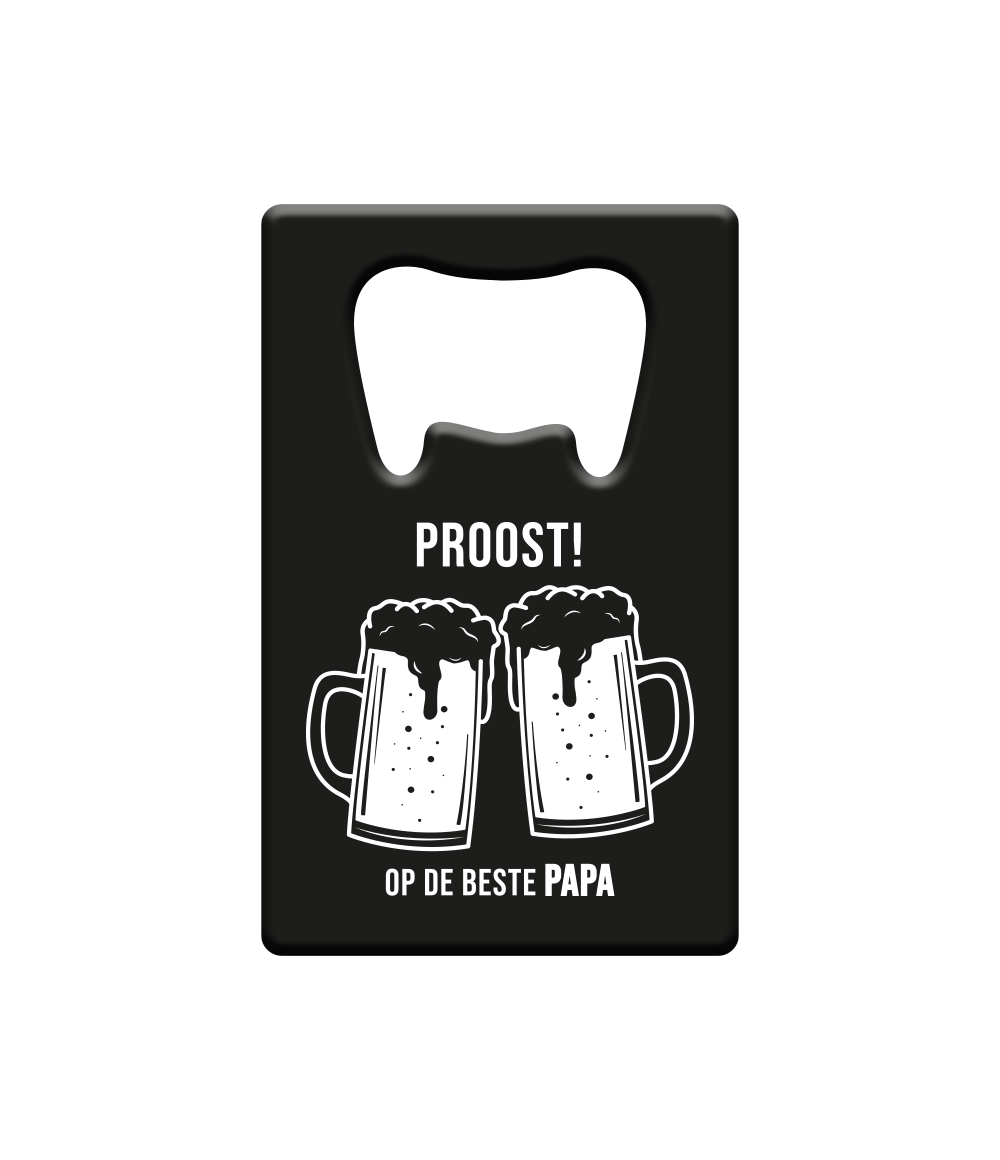 De metal beer openers van Paper Dreams zijn niet alleen praktisch, ze zullen ook regelmatig een glimlach veroorzaken vanwege de grappige tekst die erop staat. De bieropeners zijn gemaakt van zwart metaal, wat ze een stoere uitstraling geeft.