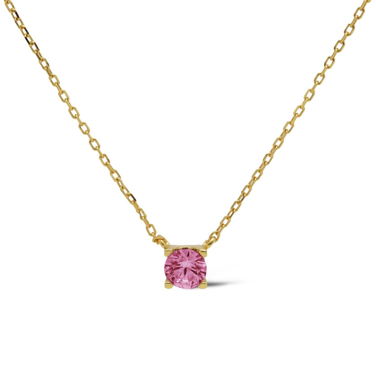 De Karma Necklace TESS Goldplated Fuchsia, modelnummer KAR-T309GPF, is een verfijnde halsketting. Deze nikkelvrije sieraden zijn een prachtige toevoeging aan elke outfit. Draag deze ketting solo voor een subtiele look of combineer met andere kettingen voor een gelaagde stijl. Ideaal voor zowel casual als formele gelegenheden. Perfect voor elke sieradenliefhebber.