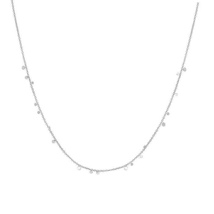 Ania Haie N063-02H Mini Disc Stacking Collier zilver