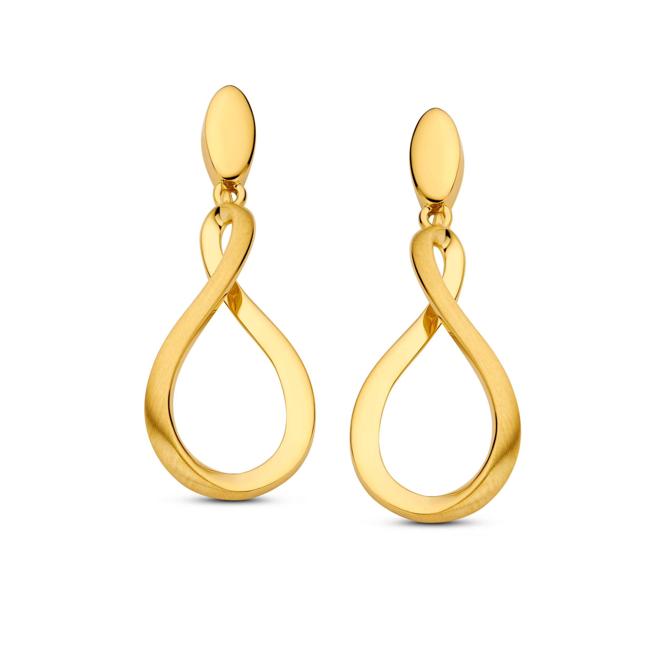 oorhanger geelgoud 18Kt