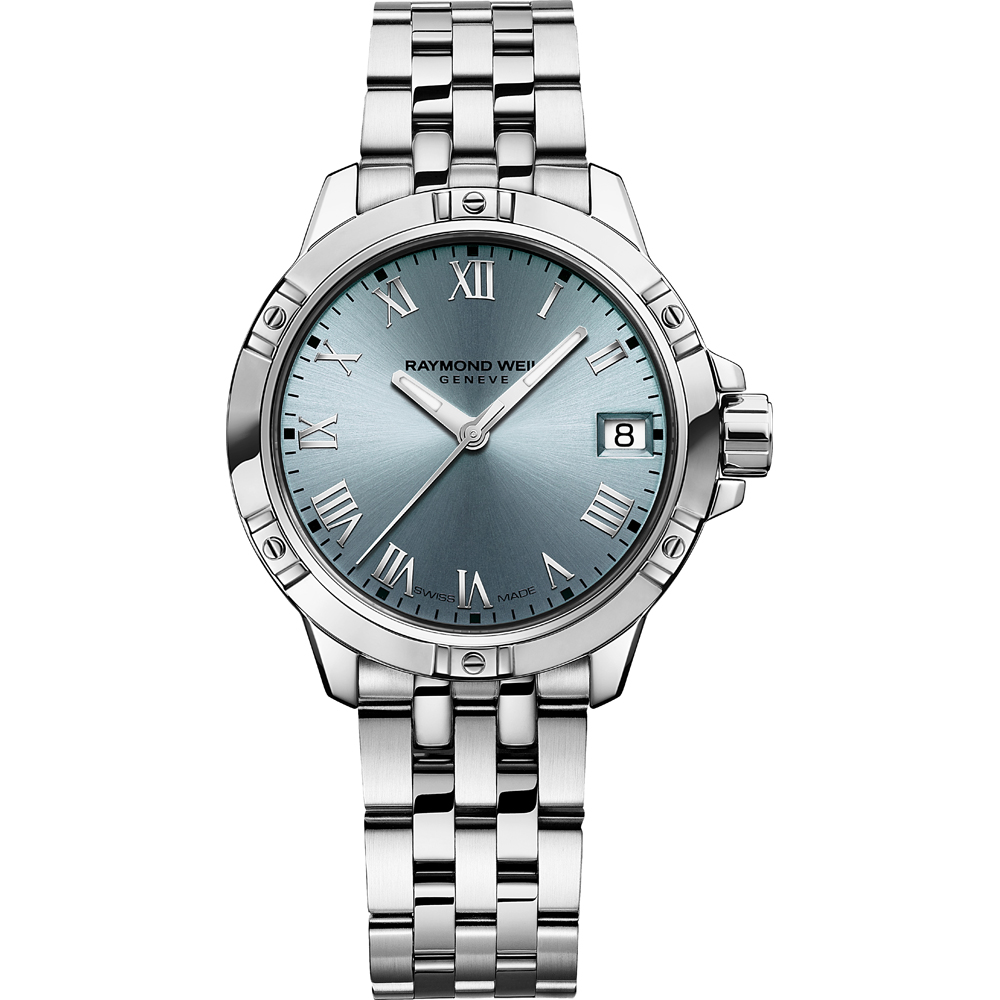 Dit is een horloge van het merk Raymond Weil. Dit horloge komt uit de serie Tango.

De specificaties van dit horloge zijn: 
Kast:
Kastmateriaal: Edelstaal
Kastkleur: zilver
Kastvorm: Rond
Kastmaat: 30 mm
Wijzerplaatkleur: blauw

Band: 
Bandmateriaal: Roestvrij staal
Bandkleur: zilver
Sluiting: Vouwsluiting

Overige specificaties:
Waterdichtheid: 10 ATM / 100 Meters / 330 Feet
Glassoort: Saffier kristal
Analoog
Datum
Secondewijzer