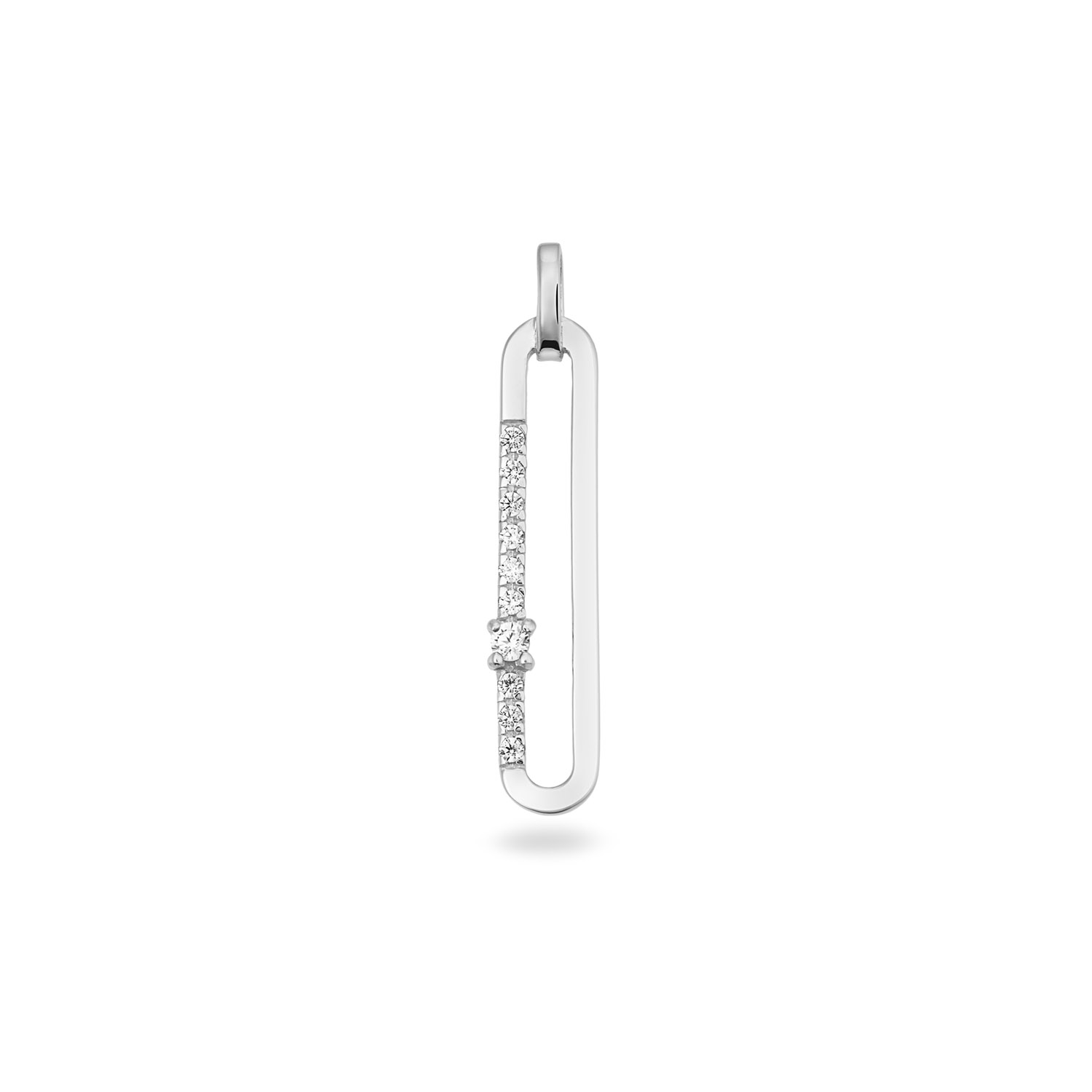 Hanger CZ Lang Ovaal RP 925RD