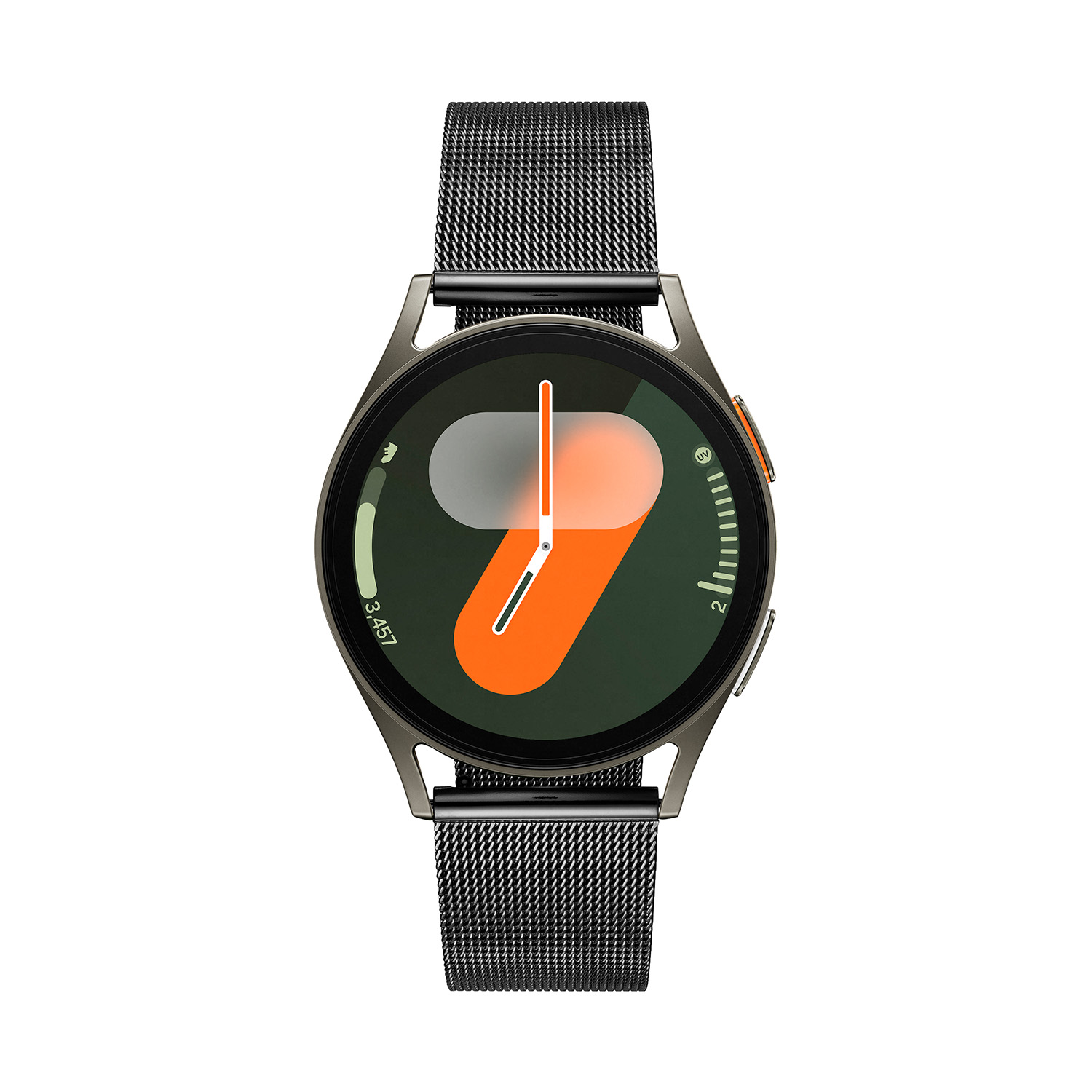 Samsung Galaxy Watch7 SA.L300KBRM.LTE Khaki/Zwart Mesh 40mm 
De Galaxy Watch combineert de uitstraling van een luxe horloge met de geavanceerde functies van de SAMSUNG smartwatches. De Galaxy Watch7 is de smartwatch met Wear OS van SAMSUNG en heeft genoeg power voor de hele dag dankzij de 3nm-processor. Navigeer nauwkeurig met Dual-Frequency GPS. Houd je hartslag, work-outs en slaap bij met de geavanceerde BioActive Sensor. Galaxy AI gebruikt deze gegevens om waardevolle inzichten over je gezondheid te geven en je welzijn te verbeteren met Energy Score en Wellness Tips. De Galaxy Watch is niet alleen zeer stijlvol, maar ook gebruiksvriendelijk. Nooit meer verdwaald dankzij onze nauwkeurigste gps ooit op een Galaxy Watch. De Galaxy Watch is stof- en spatwaterdicht en 5 ATM gecertificeerd. De extra features, zoals het kompas, hartritme sensor, cycles meter, slaapmeter en nog heel veel meer maken de Galaxy Watch7 nog completer.

De Galaxy Watch heeft een Always On-display, waardoor je geen knop in te drukken om de tijd weer te geven. Het AMOLED-display kan ingesteld worden op een continue tijdsweergave, zodat dag en nacht te zien is hoe laat het is.

Highlights:
- Geschikt voor Android  
- De Galaxy Watch7 heeft een IP68-certificering. Het horloge is 5 ATM
- Dankzij de ingebouwde speaker en microfoon, kan er ook gebeld worden met het horloge
- Ontvang alle berichten van je telefoon op je horloge en reageer direct met quick reply’s
- Herkent meer dan 90 verschillende activiteiten
- Door de verschillende meters en tellers is het mogelijk om onder andere de hartslag, stappen, snelheid, slaap, luchtdruk, stress, hoogte- en diepte te meten
- D.m.v. de ingebouwde GPS, is het mogelijk om offline te navigeren (zonder dat de telefoon in de buurt is)
- Luister zonder smartphone naar muziek met Spotify premium
- Contactloos betalen met de LTE modellen 4G
- Virtueel voice assistent