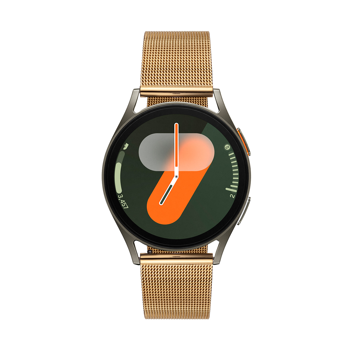Samsung Galaxy Watch7 SA.L300KGRM.LTE Khaki/Double Mesh 40mm 
De Galaxy Watch combineert de uitstraling van een luxe horloge met de geavanceerde functies van de SAMSUNG smartwatches. De Galaxy Watch7 is de smartwatch met Wear OS van SAMSUNG en heeft genoeg power voor de hele dag dankzij de 3nm-processor. Navigeer nauwkeurig met Dual-Frequency GPS. Houd je hartslag, work-outs en slaap bij met de geavanceerde BioActive Sensor. Galaxy AI gebruikt deze gegevens om waardevolle inzichten over je gezondheid te geven en je welzijn te verbeteren met Energy Score en Wellness Tips. De Galaxy Watch is niet alleen zeer stijlvol, maar ook gebruiksvriendelijk. Nooit meer verdwaald dankzij onze nauwkeurigste gps ooit op een Galaxy Watch. De Galaxy Watch is stof- en spatwaterdicht en 5 ATM gecertificeerd. De extra features, zoals het kompas, hartritme sensor, cycles meter, slaapmeter en nog heel veel meer maken de Galaxy Watch7 nog completer.

De Galaxy Watch heeft een Always On-display, waardoor je geen knop in te drukken om de tijd weer te geven. Het AMOLED-display kan ingesteld worden op een continue tijdsweergave, zodat dag en nacht te zien is hoe laat het is.

Highlights:
- Geschikt voor Android  
- De Galaxy Watch7 heeft een IP68-certificering. Het horloge is 5 ATM
- Dankzij de ingebouwde speaker en microfoon, kan er ook gebeld worden met het horloge
- Ontvang alle berichten van je telefoon op je horloge en reageer direct met quick reply’s
- Herkent meer dan 90 verschillende activiteiten
- Door de verschillende meters en tellers is het mogelijk om onder andere de hartslag, stappen, snelheid, slaap, luchtdruk, stress, hoogte- en diepte te meten
- D.m.v. de ingebouwde GPS, is het mogelijk om offline te navigeren (zonder dat de telefoon in de buurt is)
- Luister zonder smartphone naar muziek met Spotify premium
- Contactloos betalen met de LTE modellen 4G
- Virtueel voice assistent