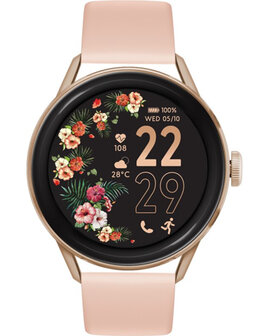 Dit is een horloge van het merk Ice-Watch. De bandkleur van dit horloge is rosegoud.
