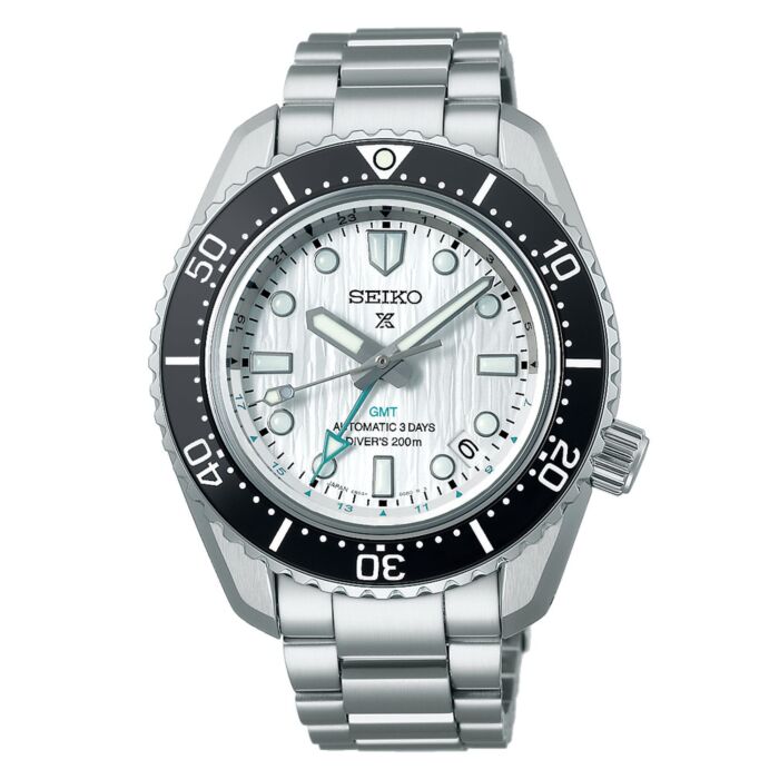 Dit Seiko horloge behoort tot de Prospex collectie en is een limited edition. 

Referentienummer: SPB439J1

De Seiko heeft een mechanisch 6R54 kaliber uurwerk met datum weergave en 24-uurswijzer. Dit horloge heeft een edelstalen kast en band met vouwsluiting met veiligheidsklepje en drukker en saffierglas. Het horloge heeft een witte, duidelijke wijzerplaat met datum aanduiding. Dit horloge is goed afleesbaar, zelfs in het donker door de lichtgevende wijzers en indexen. Het horloge is waterbestendig tot 200 meter.

