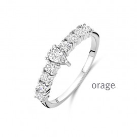 Ring in zilver met zirconia