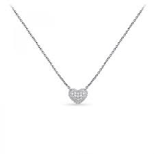 Hartje zilver gisser collectie pavé zirconium