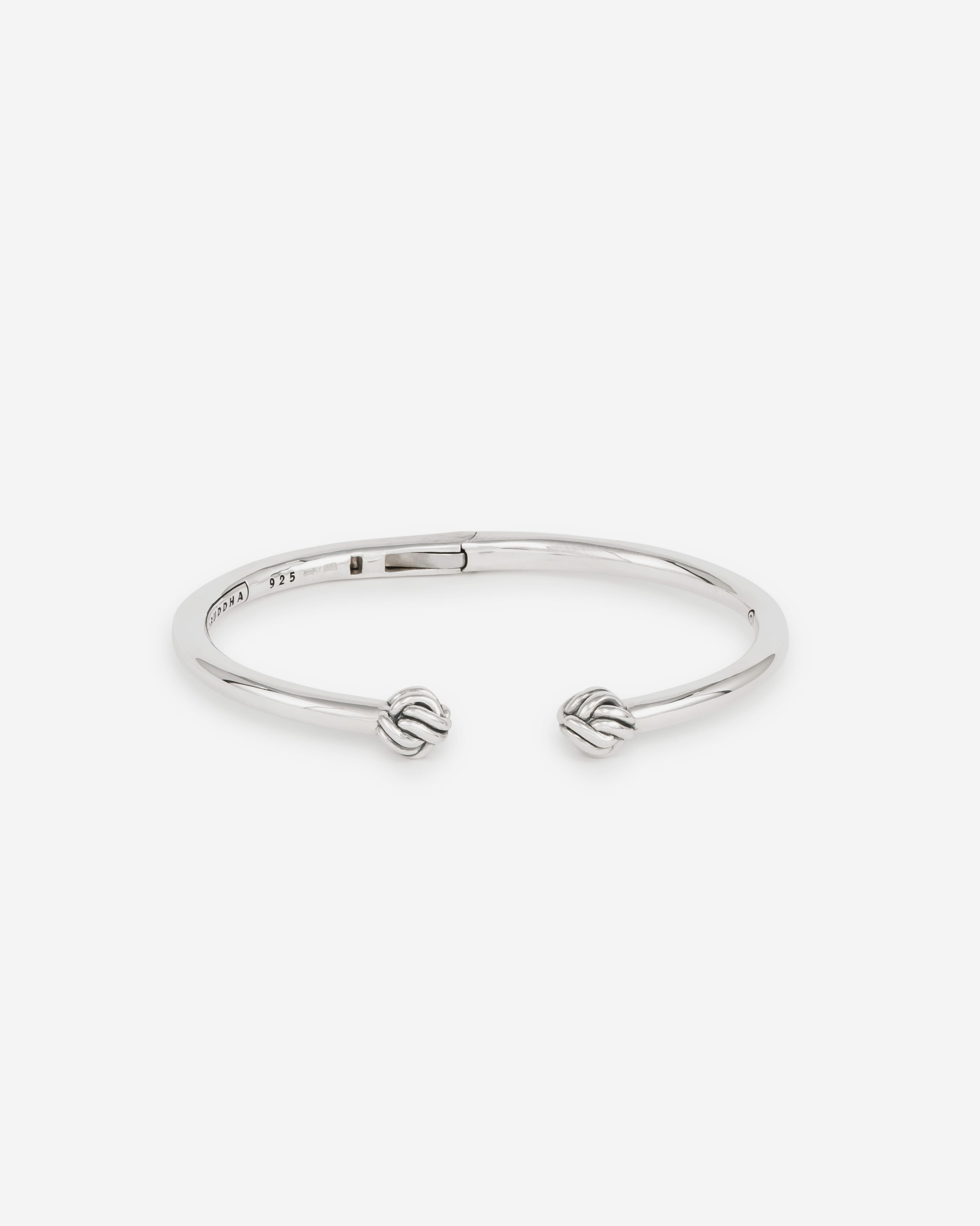 Buddha to Buddha - Refined Katja Bangle Zilver 011 C+ 17cm - 001J010110111