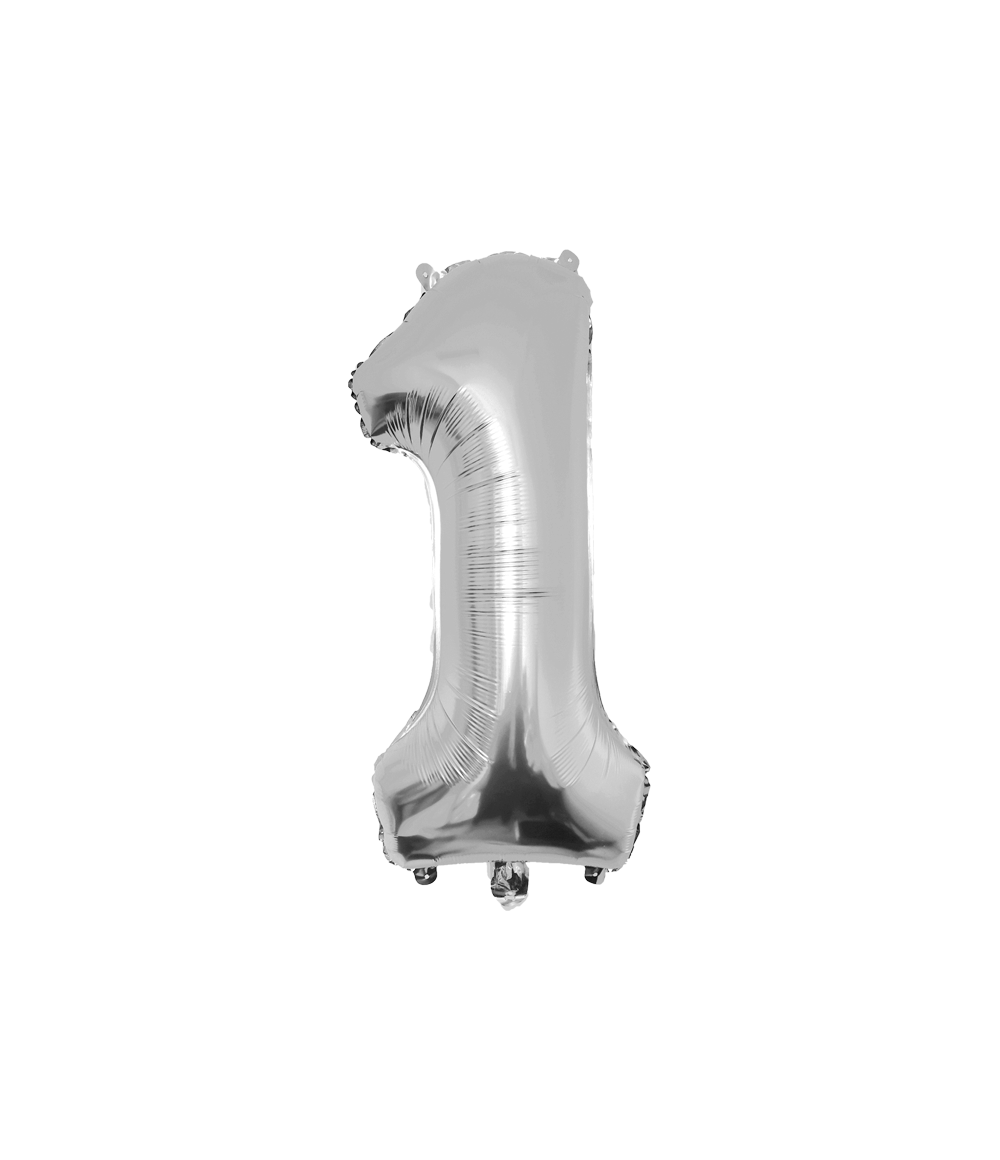 De zilveren cijfer ballonnen uit de Basic collectie van Paper Dreams zijn de ideale toevoeging om elke gelegenheid te transformeren in een feestelijke en vrolijke sfeer. Of het nu gaat om een verjaardag, jubileum, bruiloft of een andere speciale viering, foil balloon silver - no.1 voegt een sprankeling toe aan elke ruimte. Deze grote zilveren cijferballon is maar liefst 86cm groot, wat het tot een echte eyecatcher maakt.

De zilveren cijferballonnen worden geleverd incl. rietje om de ballon op te blazen en is geschikt voor zowel helium als lucht. Combineer deze folieballonnen met de zilveren party curtains en vlaggenlijnen