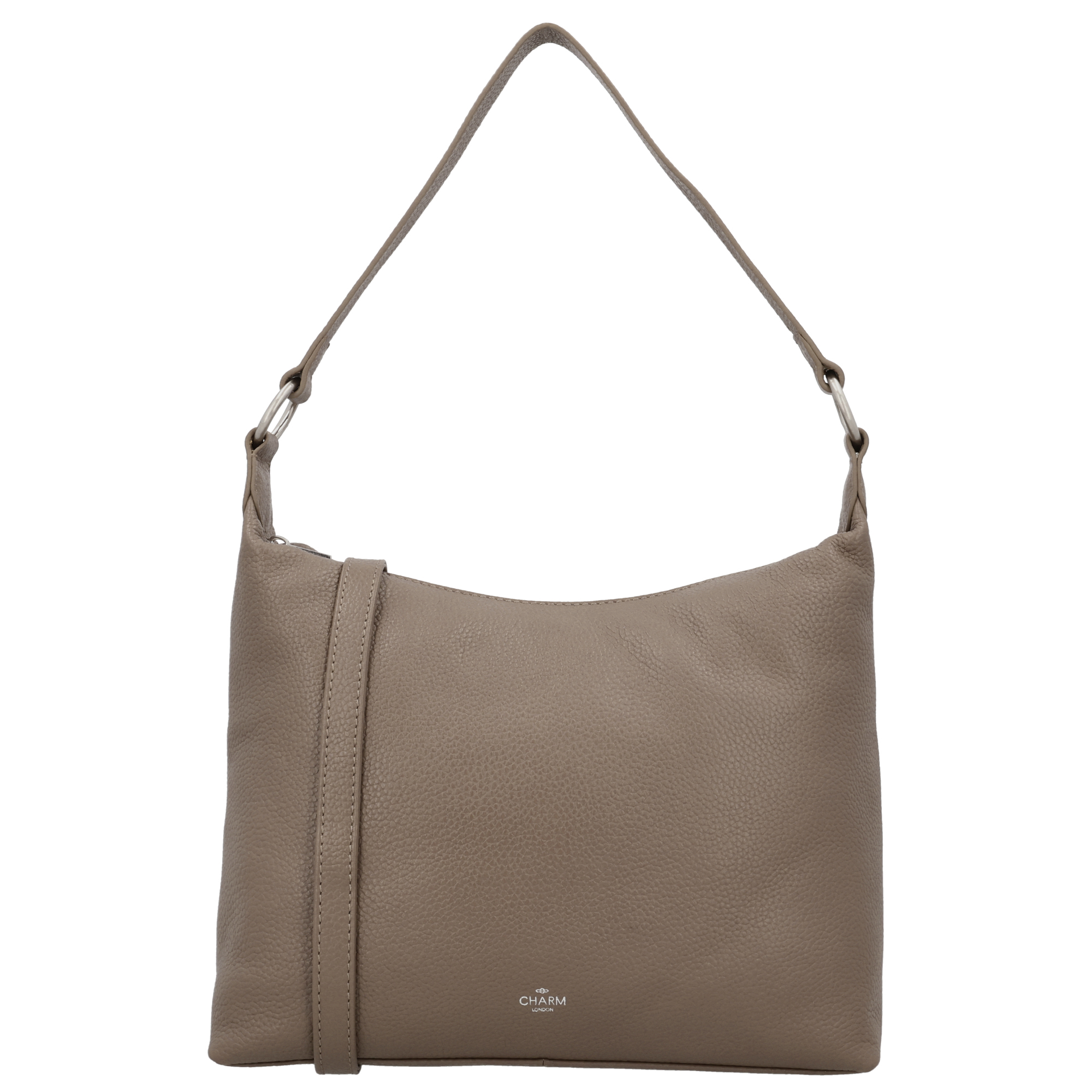 De Charm London Washington Schoudertas - 016 Taupe, modelnummer 23727016, is een stijlvolle schoudertas die perfect past bij elke outfit. Met zijn verfijnde ontwerp en ruime interieur is hij ideaal voor dagelijks gebruik. Draag hem nonchalant over de schouder voor een moeiteloze, elegante look. Een must-have accessoire voor elke fashionista. Kwaliteit ontmoet comfort in deze prachtige tas.
