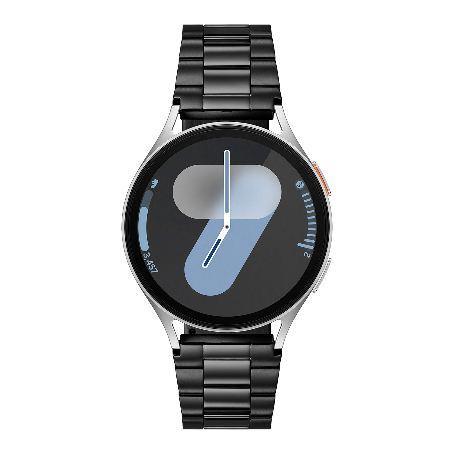 Samsung Galaxy Watch7 SA.L310SBIS Zilver/Zwart 44mm 
De Galaxy Watch combineert de uitstraling van een luxe horloge met de geavanceerde functies van de SAMSUNG smartwatches. De Galaxy Watch7 is de smartwatch met Wear OS van SAMSUNG en heeft genoeg power voor de hele dag dankzij de 3nm-processor. Navigeer nauwkeurig met Dual-Frequency GPS. Houd je hartslag, work-outs en slaap bij met de geavanceerde BioActive Sensor. Galaxy AI gebruikt deze gegevens om waardevolle inzichten over je gezondheid te geven en je welzijn te verbeteren met Energy Score en Wellness Tips. De Galaxy Watch is niet alleen zeer stijlvol, maar ook gebruiksvriendelijk. Nooit meer verdwaald dankzij onze nauwkeurigste gps ooit op een Galaxy Watch. De Galaxy Watch is stof- en spatwaterdicht en 5 ATM gecertificeerd. De extra features, zoals het kompas, hartritme sensor, cycles meter, slaapmeter en nog heel veel meer maken de Galaxy Watch7 nog completer.

De Galaxy Watch heeft een Always On-display, waardoor je geen knop in te drukken om de tijd weer te geven. Het AMOLED-display kan ingesteld worden op een continue tijdsweergave, zodat dag en nacht te zien is hoe laat het is.

Highlights:
- Geschikt voor Android  
- De Galaxy Watch7 heeft een IP68-certificering. Het horloge is 5 ATM
- Dankzij de ingebouwde speaker en microfoon, kan er ook gebeld worden met het horloge
- Ontvang alle berichten van je telefoon op je horloge en reageer direct met quick reply’s
- Herkent meer dan 90 verschillende activiteiten
- Door de verschillende meters en tellers is het mogelijk om onder andere de hartslag, stappen, snelheid, slaap, luchtdruk, stress, hoogte- en diepte te meten
- D.m.v. de ingebouwde GPS, is het mogelijk om offline te navigeren (zonder dat de telefoon in de buurt is)
- Luister zonder smartphone naar muziek met Spotify premium
- Contactloos betalen met de LTE modellen
- Virtueel voice assistent