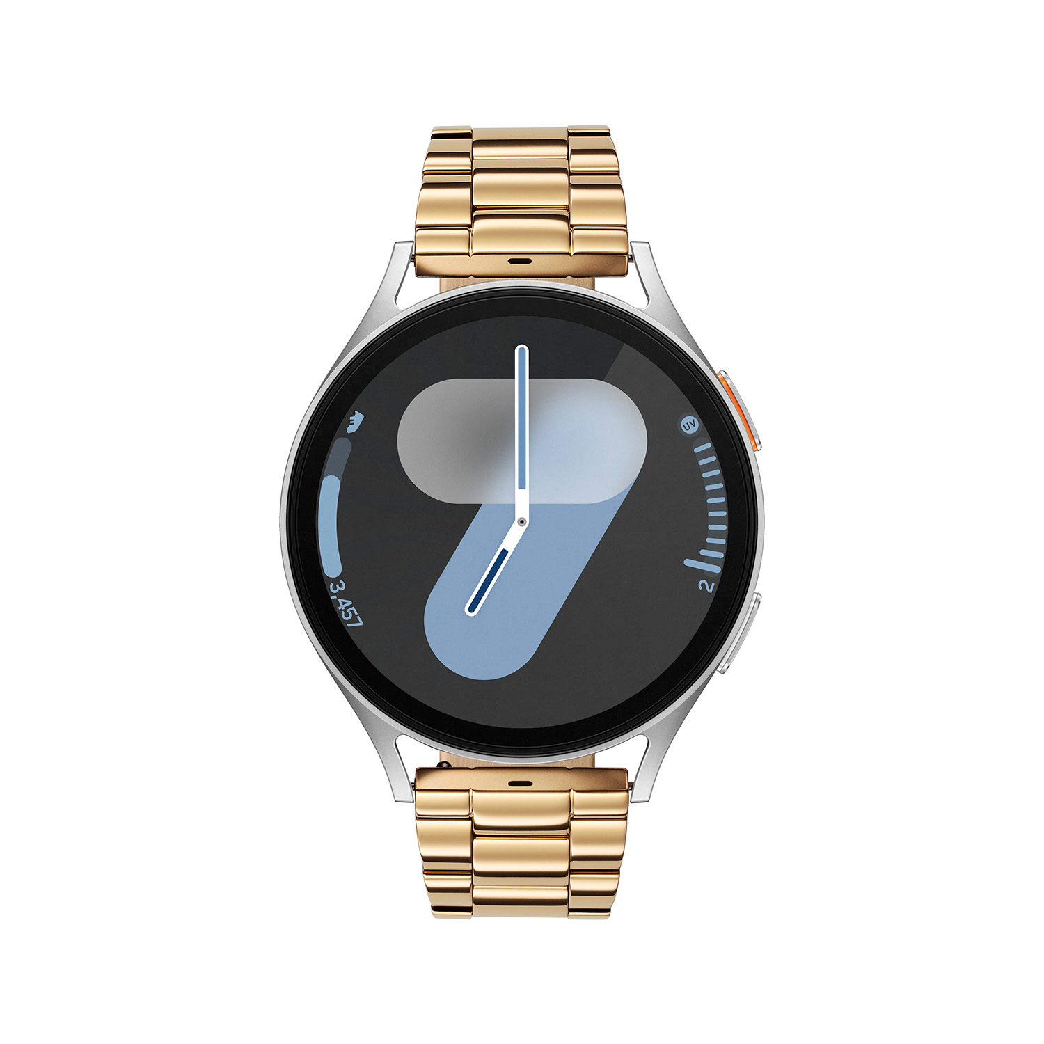 Samsung Galaxy Watch7 SA.L310SGRS Zilver/Double 44mm 
De Galaxy Watch combineert de uitstraling van een luxe horloge met de geavanceerde functies van de SAMSUNG smartwatches. De Galaxy Watch7 is de smartwatch met Wear OS van SAMSUNG en heeft genoeg power voor de hele dag dankzij de 3nm-processor. Navigeer nauwkeurig met Dual-Frequency GPS. Houd je hartslag, work-outs en slaap bij met de geavanceerde BioActive Sensor. Galaxy AI gebruikt deze gegevens om waardevolle inzichten over je gezondheid te geven en je welzijn te verbeteren met Energy Score en Wellness Tips. De Galaxy Watch is niet alleen zeer stijlvol, maar ook gebruiksvriendelijk. Nooit meer verdwaald dankzij onze nauwkeurigste gps ooit op een Galaxy Watch. De Galaxy Watch is stof- en spatwaterdicht en 5 ATM gecertificeerd. De extra features, zoals het kompas, hartritme sensor, cycles meter, slaapmeter en nog heel veel meer maken de Galaxy Watch7 nog completer.

De Galaxy Watch heeft een Always On-display, waardoor je geen knop in te drukken om de tijd weer te geven. Het AMOLED-display kan ingesteld worden op een continue tijdsweergave, zodat dag en nacht te zien is hoe laat het is.

Highlights:
- Geschikt voor Android  
- De Galaxy Watch7 heeft een IP68-certificering. Het horloge is 5 ATM
- Dankzij de ingebouwde speaker en microfoon, kan er ook gebeld worden met het horloge
- Ontvang alle berichten van je telefoon op je horloge en reageer direct met quick reply’s
- Herkent meer dan 90 verschillende activiteiten
- Door de verschillende meters en tellers is het mogelijk om onder andere de hartslag, stappen, snelheid, slaap, luchtdruk, stress, hoogte- en diepte te meten
- D.m.v. de ingebouwde GPS, is het mogelijk om offline te navigeren (zonder dat de telefoon in de buurt is)
- Luister zonder smartphone naar muziek met Spotify premium
- Contactloos betalen met de LTE modellen
- Virtueel voice assistent