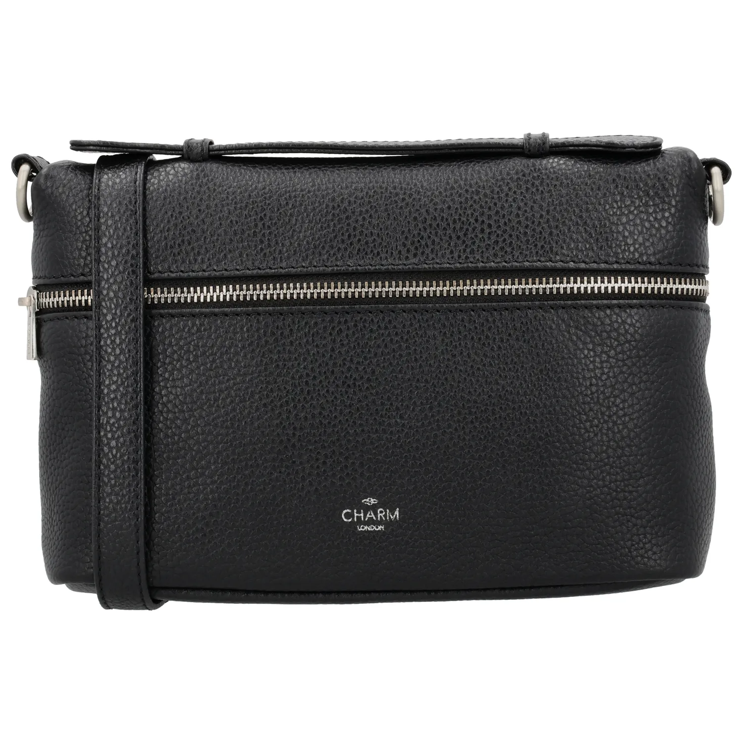 De Charm London Washington Schoudertas - 001 Zwart, modelnummer 23723001, is een stijlvolle accessoire in de categorie tassen, specifiek schoudertassen. Ideaal voor dagelijks gebruik, biedt deze tas voldoende ruimte en comfort. Draag het casual over je schouder voor een moeiteloze en modieuze look. Perfect om elke outfit een chique touch te geven.