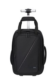 De American Tourister Take2Cabin Backpack/wh s Black met modelnummer 154985-1041 is een veelzijdige travel backpack trolley. Kenmerken zijn onder meer een ruim hoofdvak, handige opbergvakken en soepele wieltjes. Draag comfortabel als rugzak of trek hem als trolley. Ideaal voor elke reis! Perfect voor reizigers die gemak en stijl willen combineren.



Model
Rugzak met wielen
Materiaal
100% Recyclex fabric technology, made from recycled PET bottles

Afmetingen
40 x 25 x 20 cm
Volume
20 L
Gewicht
1.4 kg
