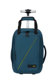 De American Tourister Take2Cabin Backpack/wh s Harbour Blue  met modelnummer 154985-0528 is een veelzijdige travel backpack trolley. Kenmerken zijn onder meer een ruim hoofdvak, handige opbergvakken en soepele wieltjes. Draag comfortabel als rugzak of trek hem als trolley. Ideaal voor elke reis! Perfect voor reizigers die gemak en stijl willen combineren.



Model
Rugzak met wielen
Materiaal
100% Recyclex fabric technology, made from recycled PET bottles

Afmetingen
40 x 25 x 20 cm
Volume
20 L
Gewicht
1.4 kg